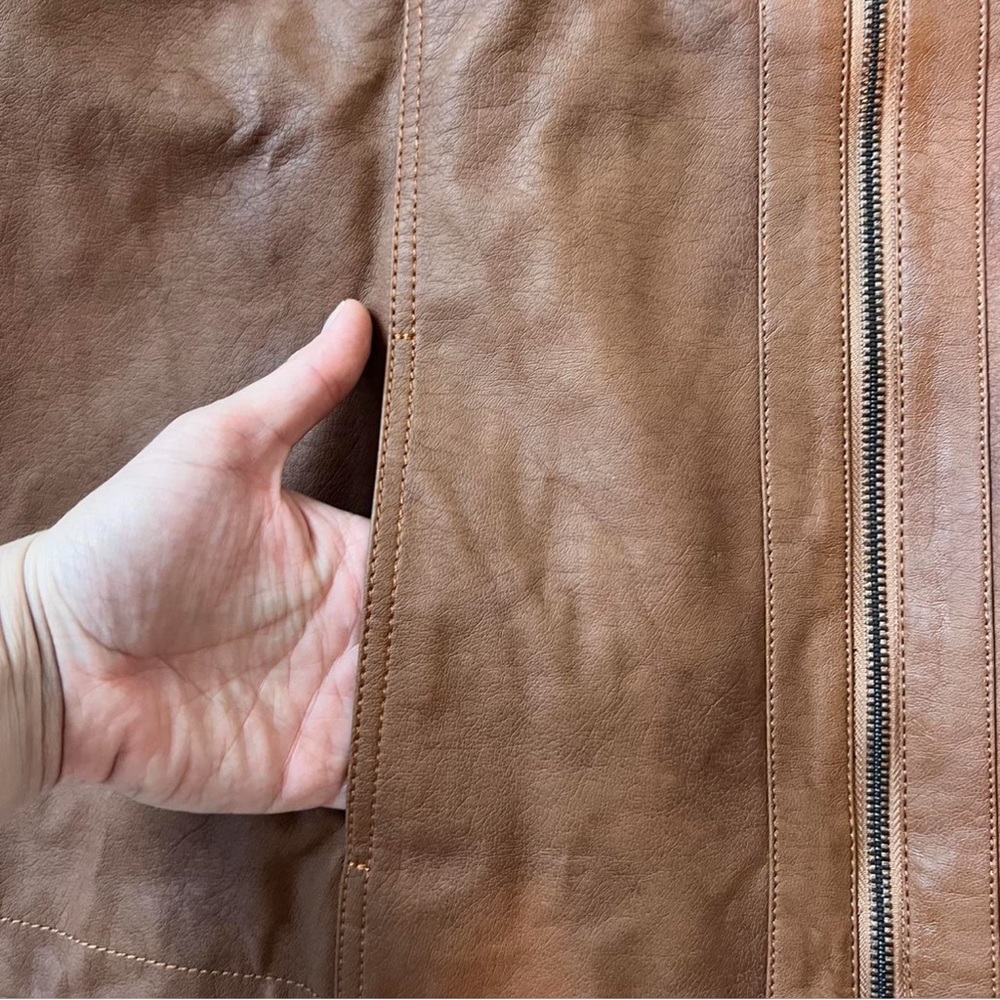 Clayton Dean Brown Leather Jacket - Picture 4 of 8